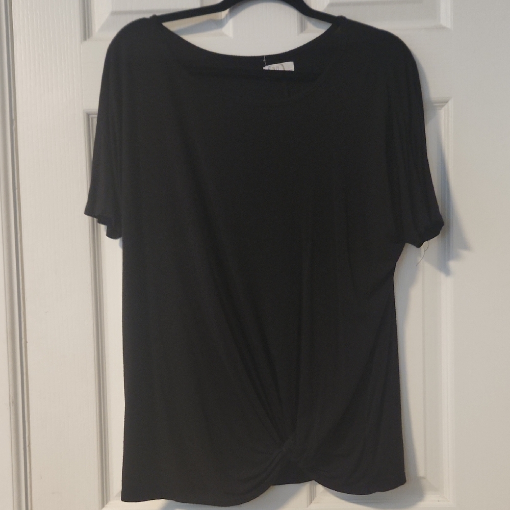 Maurices 24/7 Shirt With Tie Knot On Front